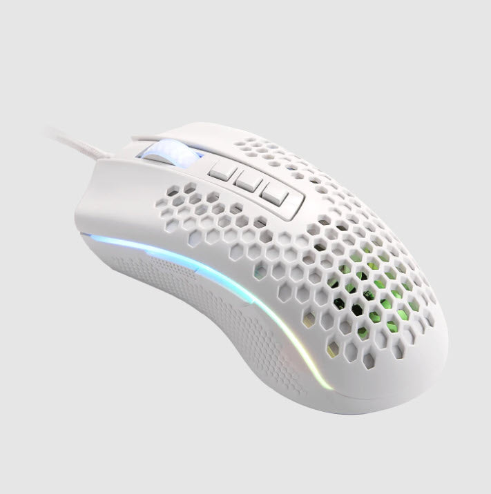 REDRAGON M808 Storm Lightweight RGB Gaming Mouse, 85g Ultralight Honeycomb Shell