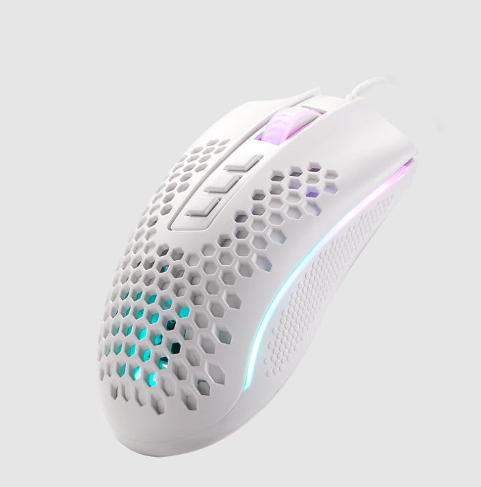 REDRAGON M808 Storm Lightweight RGB Gaming Mouse, 85g Ultralight Honeycomb Shell