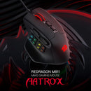 REDRAGON M811 AATROX MMO Gaming Mouse, 15 Programmable Buttons Wired RGB
