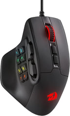 REDRAGON M811 AATROX MMO Gaming Mouse, 15 Programmable Buttons Wired RGB