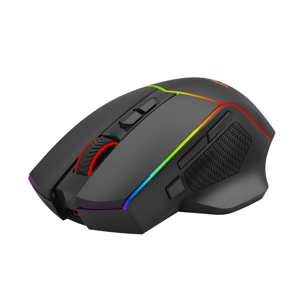 REDRAGON M814 Axe Programmable Wireless Gaming Mouse, with RGB streaming lights