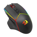 REDRAGON M814 Axe Programmable Wireless Gaming Mouse, with RGB streaming lights