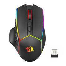 REDRAGON M814 Axe Programmable Wireless Gaming Mouse, with RGB streaming lights