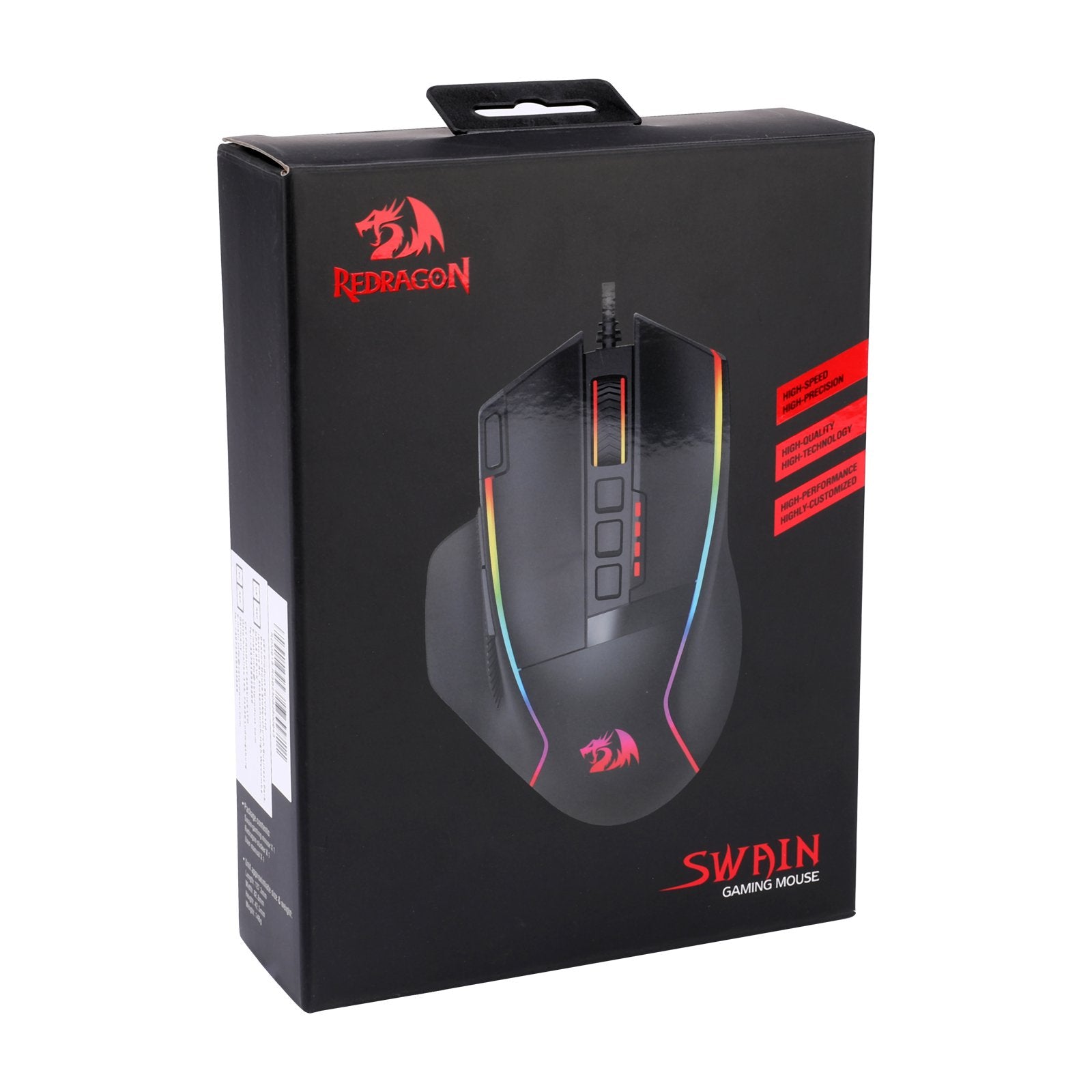 REDRAGON M915 SWAIN Wired Gaming Mouse - 9 programmable button - 26000 DPI