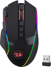 REDRAGON M991 BLACK Gaming Mouse, 19000 DPI Wired/Wireless w/ Rapid Fire Key