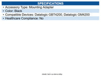Datalogic MA-4190-BK Mounting Adapter for Base Station