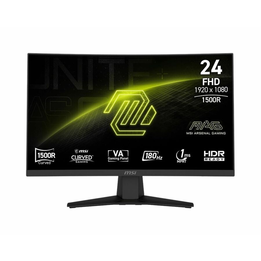 MSI MAG244C 24 inch VA FHD Display 180Hz FreeSync Curved Gaming Monitor