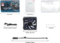 Seasonic MAGFLOW 1-FAN KIT MagFlow 1225 PWM - Case fan - 120 mm - 600-2000 rpm