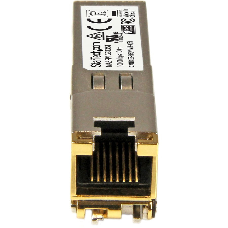 StarTech MASFP1GBTXST Cisco Meraki MA-SFP-1GB-TX Compatible SFP Module