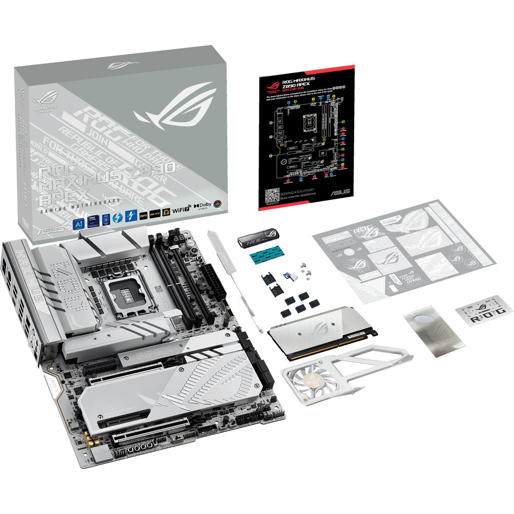 ASUS ROG MAXIMUS Z890 APEX Intel  Z890 LGA 1851 ATX - Gaming Desktop Motherboard