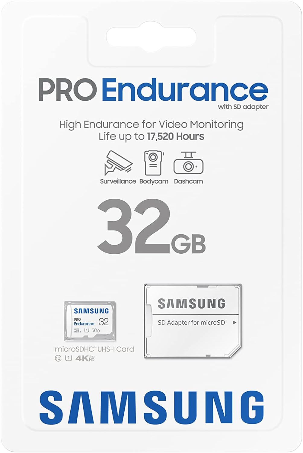 Samsung MB-MJ32KA/AM PRO Endurance - flash memory card - 32 GB - microSDHC UHS-I