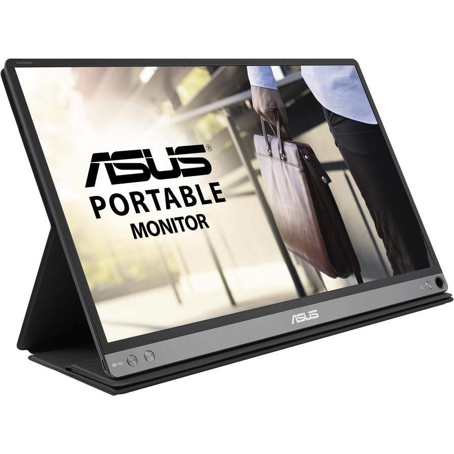 Asus MB16AC ZenScreen 16" Class Full HD LCD Monitor - 16:9 - Dark Gray, Black