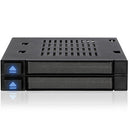 ICY DOCK MB522SP-B 2x2.5 SAS SATA HDD SSD FlexiDock for External 3.5 Bay RTL
