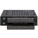 ICY DOCK MB522SP-B 2x2.5 SAS SATA HDD SSD FlexiDock for External 3.5 Bay RTL