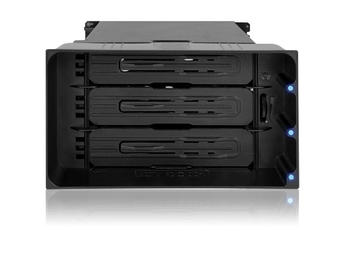 ICY DOCK MB830SP-B Removable Drive - flexiDOCK Tray-less 3Bay 3.5"SATA/SAS
