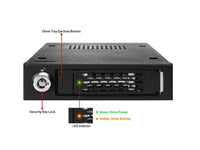 ICY DOCK MB991IK-B 2.5inch SATA/SAS HDD/SSD Rack For 3.5inch Device Bay Retail