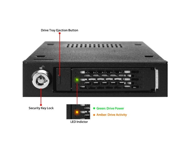 ICY DOCK MB991IK-B 2.5inch SATA/SAS HDD/SSD Rack For 3.5inch Device Bay Retail