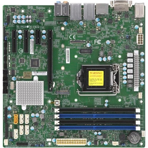 Supermicro MBD-X11SCQ-O Intel Q370 H4 LGA1151 Desktop 4x DDR4 6x SATA RAID G-ETH