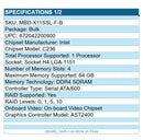 Supermicro MBD-X11SSL-F-B Intel C236 H4 LGA1151 Server Motherboard 4x DDR4 G-ETH