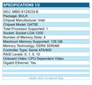 Supermicro MBD-X12SCQ-B Intel C621A LGA4189 Server 8x DDR4 10x SATA Raid 10G-ETH