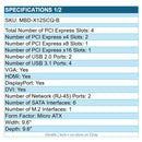 Supermicro MBD-X12SCQ-B Intel C621A LGA4189 Server 8x DDR4 10x SATA Raid 10G-ETH