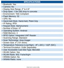 Zebra MC333U-GJ4EG4FT MC3330xR UHF RFID Handheld Terminal 1D, 2D - SE4770Scan
