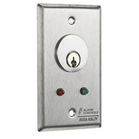 HES MCK-6-4 MCK Series Mortise Cylinder Key Switch Station, DPDT Alternate
