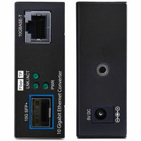 StarTech MCM10GSFP2 10GbE Multi-Gigabit SFP+ Fiber Media Converter