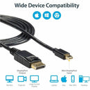 StarTech MDP2DPMM6 6 ft Mini DisplayPort to DisplayPort 1.2 Adapter Cable