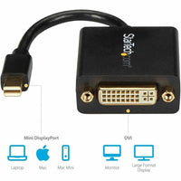 StarTech MDP2DVI Mini DisplayPort to DVI Video Adapter Converter