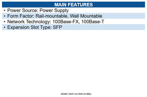 Transition Networks M/E-ISW-FX-02(SFP) Hardened Mini Fast Ethernet Media Convert