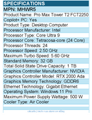 Dell MHWR5 Pro Max FCT2250 Desktop Computer - Intel Core Ultra 9 285