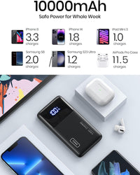 INIU MLO-B6 Portable Charger, Slimmest Fast Charging 10000mAh - Power Bank