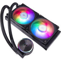 Cooler Master MLY-D24M-A23PZ-R1 Liquid PL240 Flux 2x FANs 2300rpm 4-Pin PWM ARGB