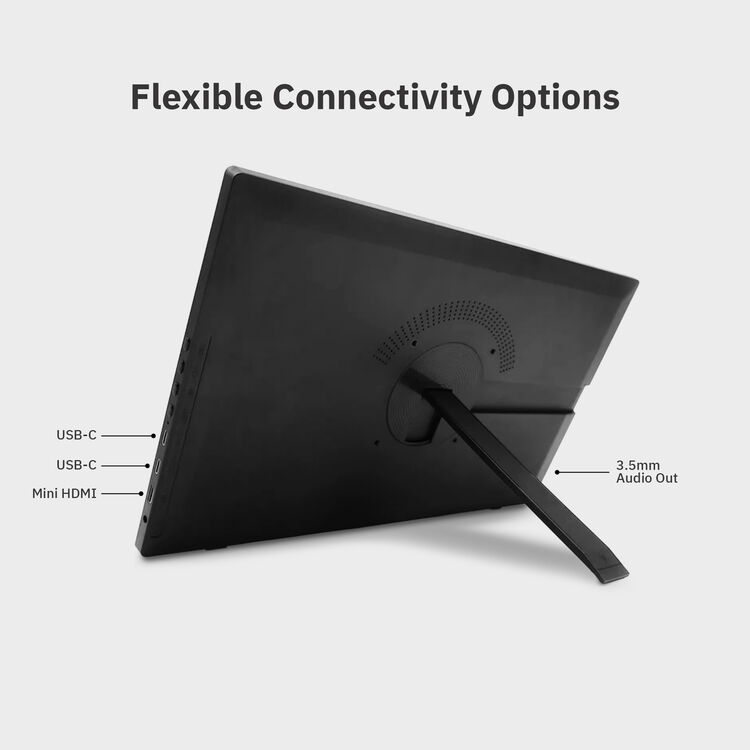 Codi MO156-KS 15.6"" Portable Full HD Monitor with Kickstand & Power Delivery