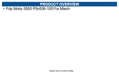Ingenico MOBY55-USSCN17A FDP MOBY 5500 P5N506-10011E MTECH
