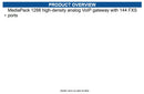 AudioCodes MP1288-144S-2AC MediaPack 1288 high-density analog VoIP gateway