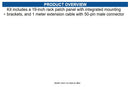AudioCodes MP524-PATCH-PANEL 24-ports FXS patch panel