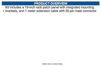 AudioCodes MP524-PATCH-PANEL 24-ports FXS patch panel