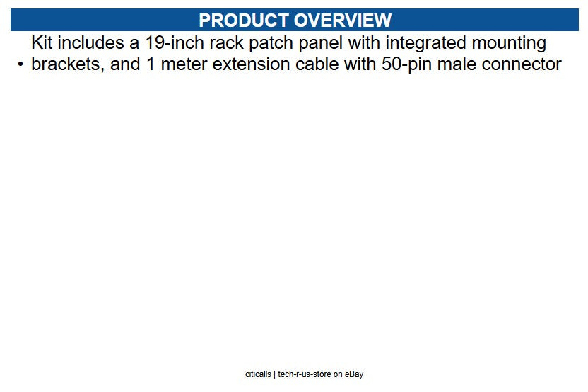 AudioCodes MP524-PATCH-PANEL 24-ports FXS patch panel