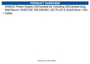 AudioCodes MP5XX-PS-3A-US-SINGLE POWER SUPPLY US CANADA KIT/PLUG SINGLE