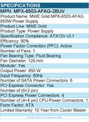 Cooler Master MPX-8503-AFAG-2BUV MWE Gold MPX-8503-AFAG 850W Power Supply