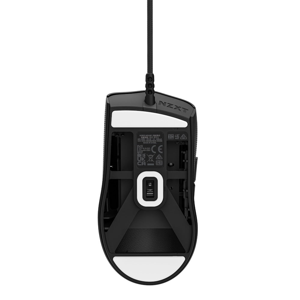 NZXT MS-001NB-01 Mouse LIFT 2 Ergo Optical 26,000 DPI Paracord USB 2.0 Black