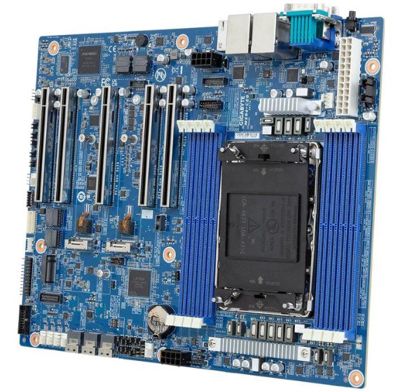 Gigabyte MS04-CE0 Motherboard - Xeon SoC LGA4710 Socket E2 DDR5 ATX Brown Box