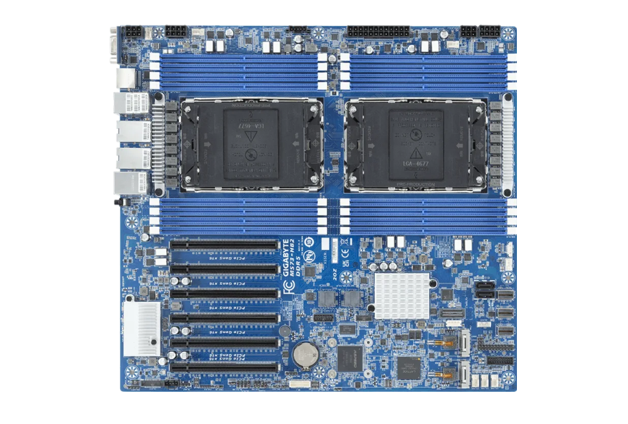 Gigabyte MS73-HB2 Motherboard - C741 LGA4677 SocketE Max256GB DDR5 E-ATX