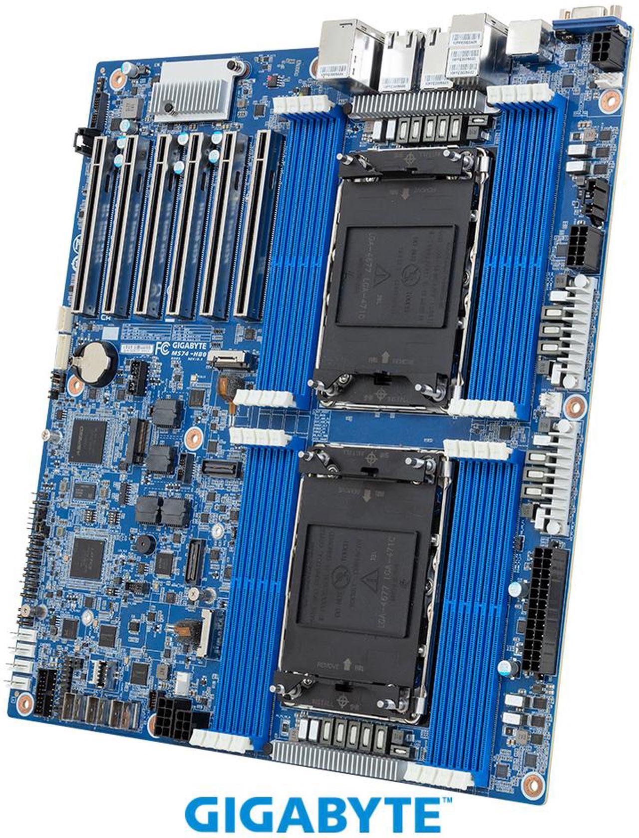Gigabyte MS74-HB0 Motherboard - Xeon SoC LGA4710 Socket E2 DDR5 E-ATX Brown Box