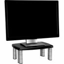 3M MS80B Premium Adjustable Monitor Stand -Up to 21" Screen Support - 80lb Load