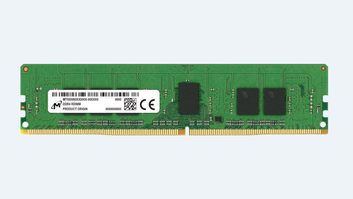 Micron MTA9ASF2G72PZ-3G2F1R - DDR4 - module - 16 GB - DIMM 288-pin - 3200 MHz