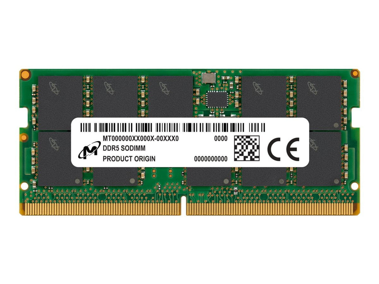 Micron MTC10C1084S1TC56BD1R - DDR5 - module - 16 GB - SO-DIMM 262-pin - 5600 MHz