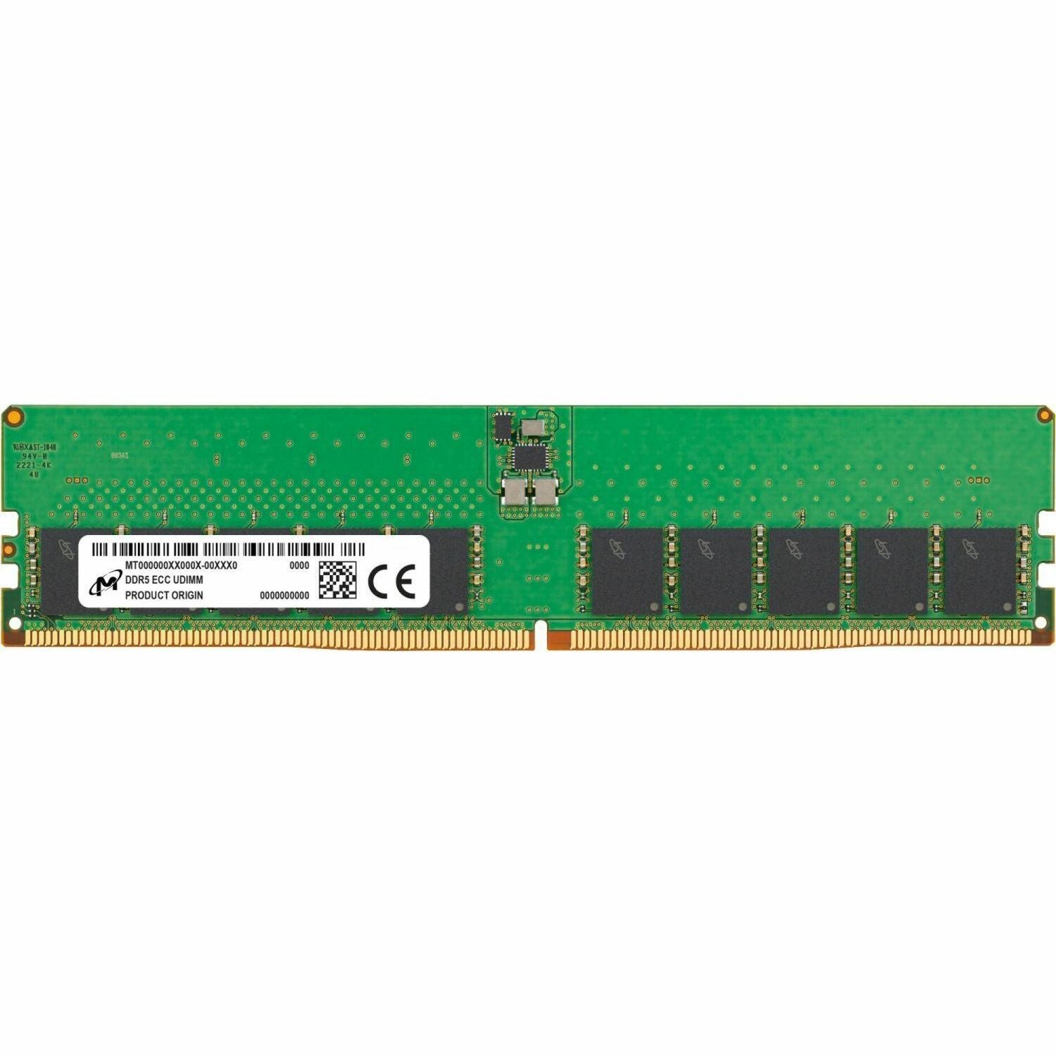 Micron MTC20C2085S1EC56BR 32GB DDR5 5600Mhz ECC UDIMM 2Rx8 - Memory Module